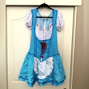 Plus Size 1x/2x Kansas Cutie, Dorothy, Wizard of Oz Halloween Costume.